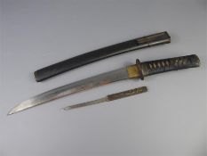 Japanese Wakizaski Short Sword