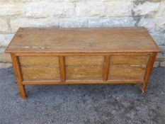 A 19th Century Oak and Pine Blanket Box