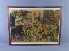 After Pieter Bruegel The Elder's a print entitled 'Children Playing'