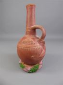 An, Antique Carved Terracotta Jug