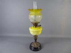 A Victorian Oil Lamp