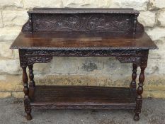 A 19th Century Carved Oak Buffet