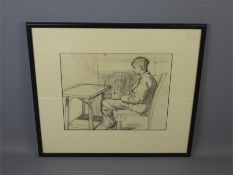 R.S.G. Dent, RWS,RE.RWA., Lithograph 1932/33 Entitled "Playing Cards"