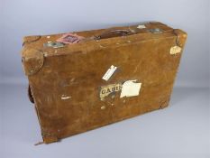 A Vintage Leather Suitcase