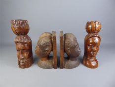 A Pair of Tribal Bookends