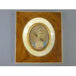 An Oval Portrait Miniature