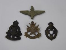 British Army Regimental Bakelite Economy Badges