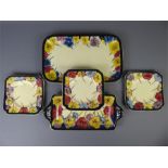 Royal Doulton Pansy Pattern Plates