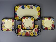 Royal Doulton Pansy Pattern Plates