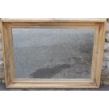 A Vintage French Pine Farmhouse Mirror