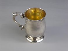 A Georgian Silver Tankard