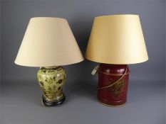 Two Decorative Table Lamps