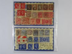 Postal History - GB 1940 Envelopes with Stamps
