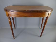 A Mahogany Card Table