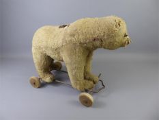 An Antique Mohair Growler Bear