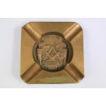 Freemasonry Masonic Cigar Ashtray