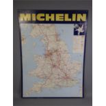 A Vintage Michelin Garage Advertising Map