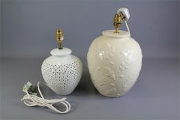 Contemporary Ceramic Lamp Bases.