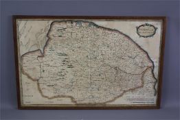Robert Morden, an Antique Map of Norfolk