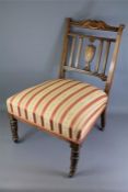 A Pair of Edwardian Bedroom Chairs