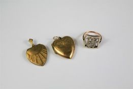 A Quantity of Gold-Metal Jewellery