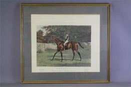 An Aquatint entitled 'McQueen's Derby Winners'.