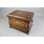 A Circa 1830 Rosewood Writing Box