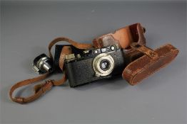 A Circa 1930 Ernst Leitz Wetzlar Leica II Camera