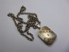 A Victorian Silver Locket