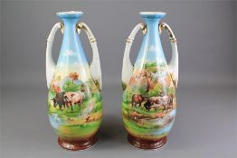 A Pair of Victorian Vases