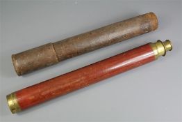 A 19th Century Dollond London Marine Brass Day/Night Telescope