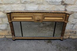 A Regency Gilt Over-mantle Mirror