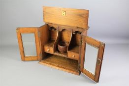 An Edwardian Tobacco/Pipe Smokers Cabinet