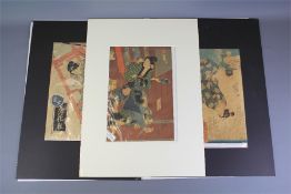 Three 19th Century Japanese Woodblock Prints