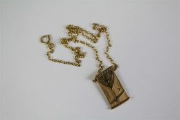 An Olga Gorie Orkney 9ct Gold Pendant