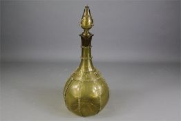 An Antique Glass Decanter and Stopper.