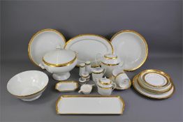 A Raynaud Limoges 'Site Corot' Porcelain Dinner Service