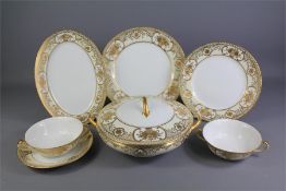 A Japanese Noritake Dinner Service