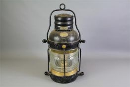 Griffiths & Sons Black Enamel Ship's Lantern