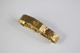 A Ladies 9ct Gold Bueche Girod Cocktail Watch