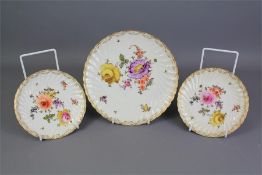 A Quantity of Meissen Porcelain Side Plates.
