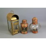 A Brass Ship's Lantern