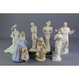 A Quantity of Royal Worcester and Other Porcelain Figurines