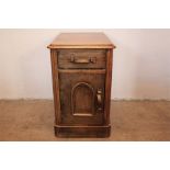 A French Mahogany Provencal Bedside Cabinet