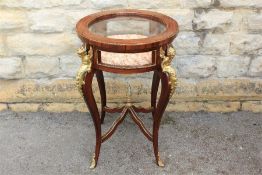 A French Louis XVI Style Oval Bijouterie Table