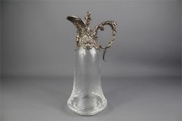 A Continental Silver Wine Decanter