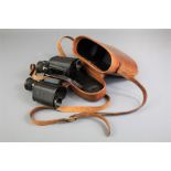 A Pair of Antique Carl Zeiss DRP Jena Binoculars