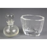 An Orrefors Clear Glass Vase
