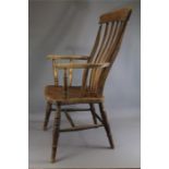 An Antique Windsor Farmhouse Elbow Chair.