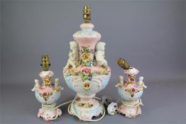 Continental-Style Porcelain Lamp Bases